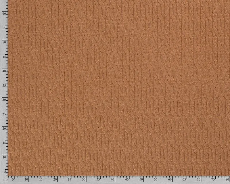 1.9M RUST REMNANT CABLE JUMPER KNIT FABRIC