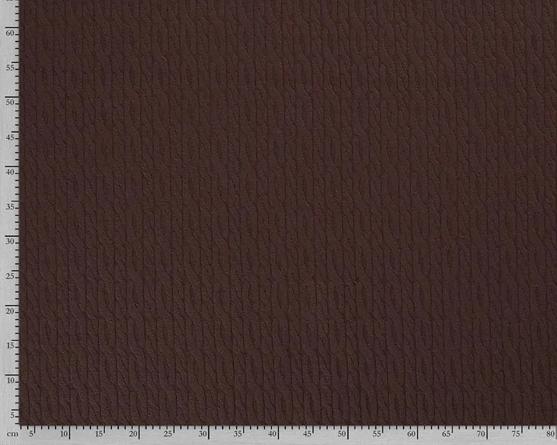 1.9M RUST REMNANT CABLE JUMPER KNIT FABRIC