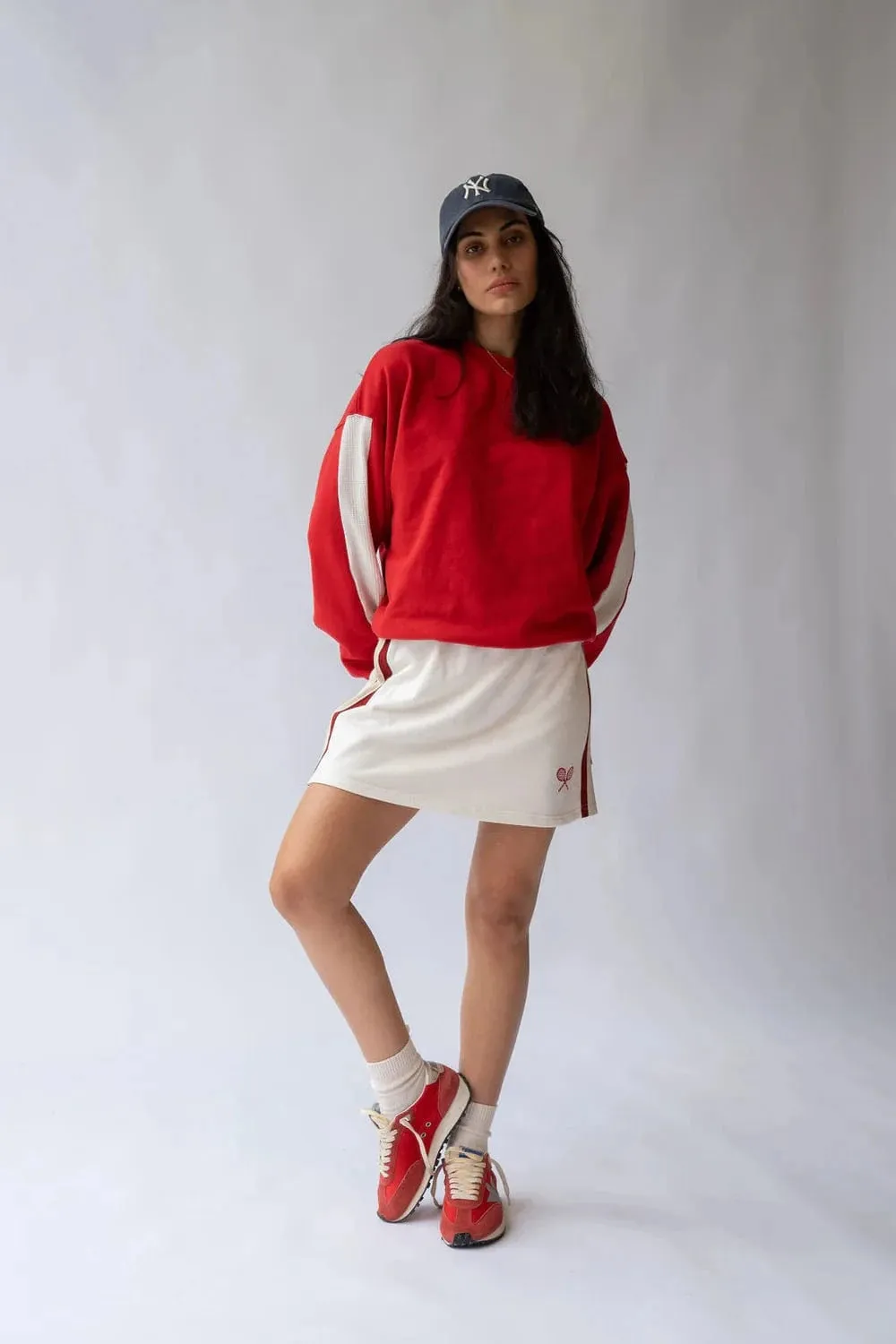 Araminta James | Ciao Bonjour Sweatshirt - Cherry