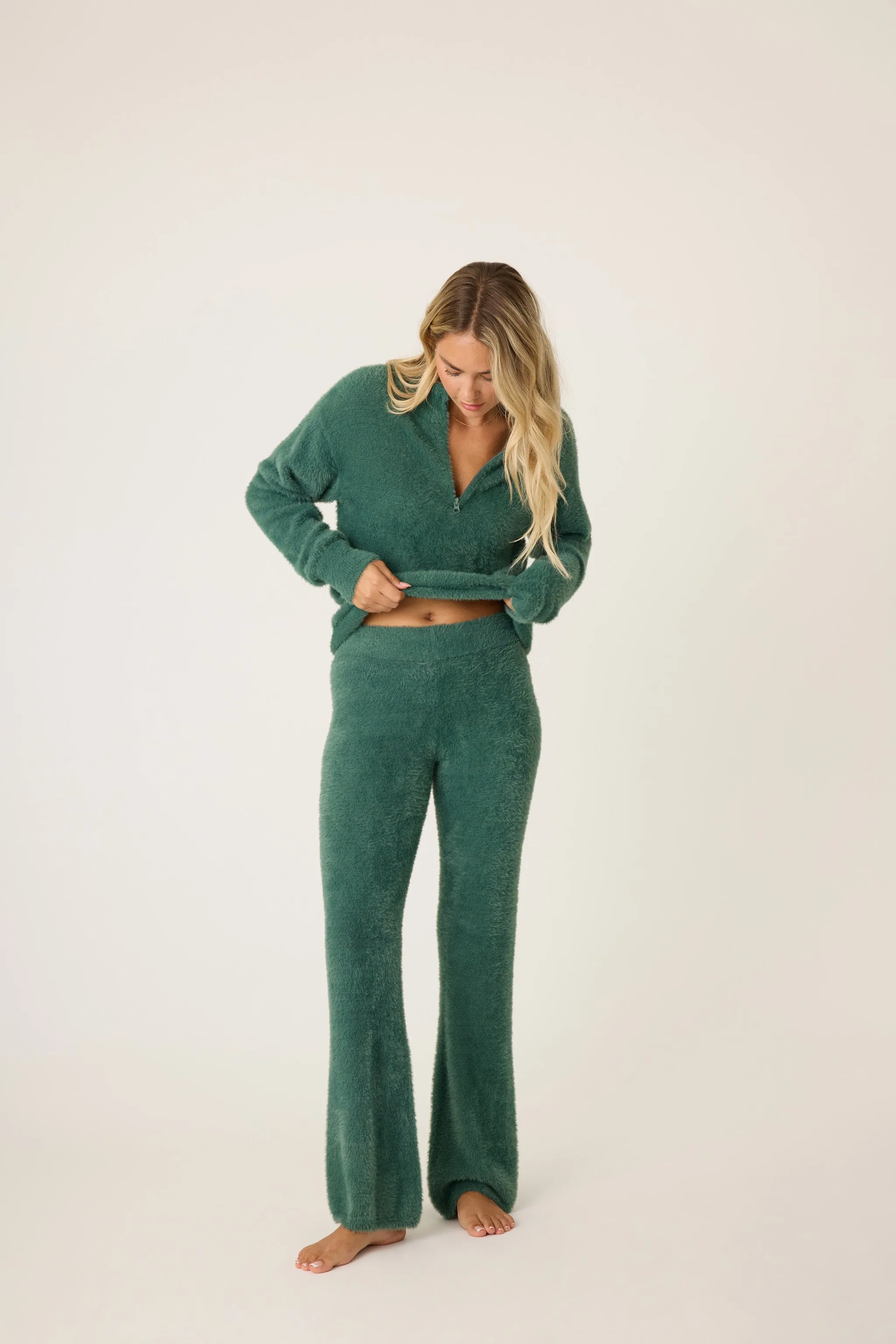 Campfire Cozy Feather Knit Lounge Pant