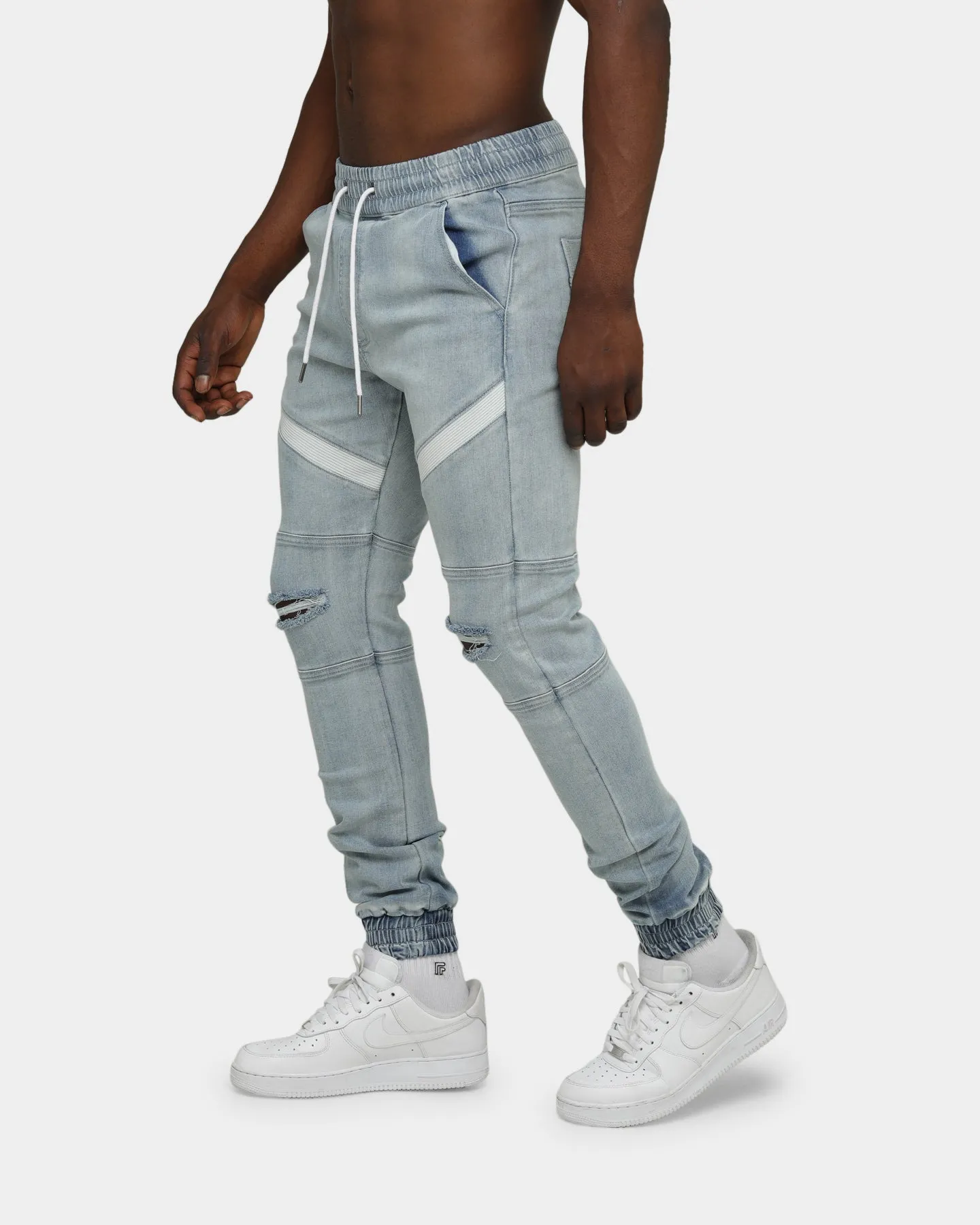 Carré Denim Evolution Jogger Light Blue