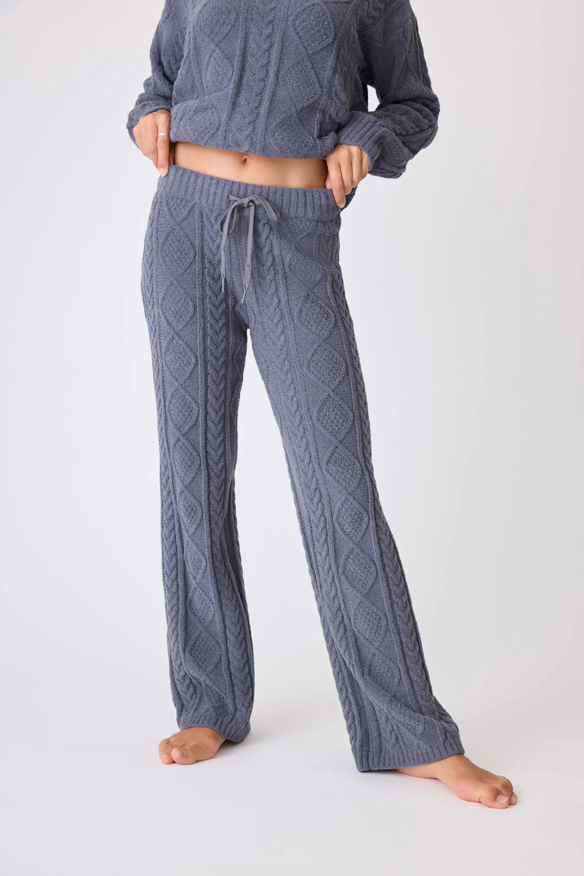 Chenille Cozy Cable Lounge Pant