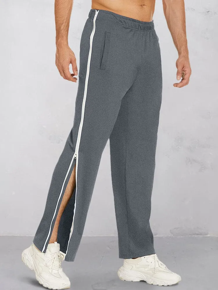 Cozy Dual Side Zippers Pants