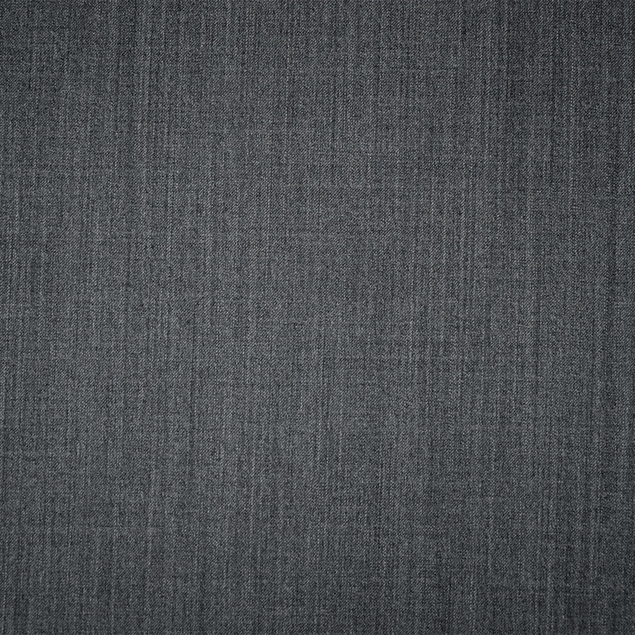 Gray-Deep Gray Poly-Wool Twill Texture Woven Suiting Fabric