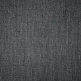 Gray-Deep Gray Poly-Wool Twill Texture Woven Suiting Fabric