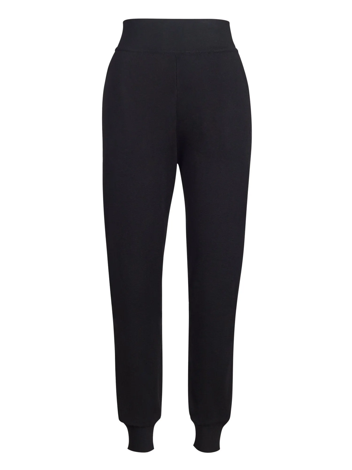 High-Waisted Wide-Rib Sweater Jogger