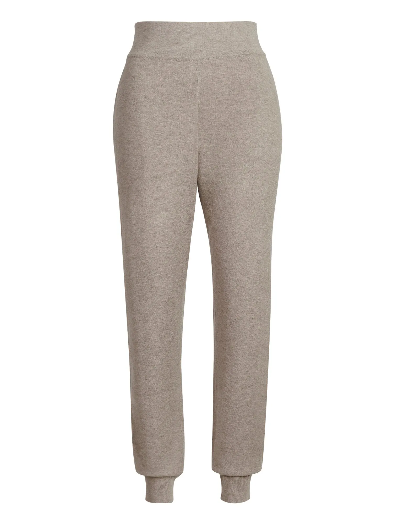 High-Waisted Wide-Rib Sweater Jogger