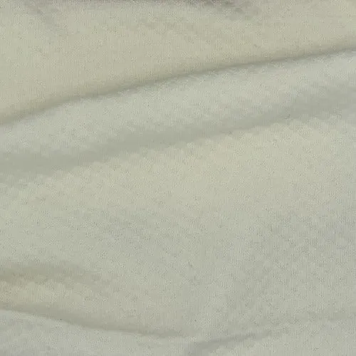 Ivory Diamond Double Knit Fabric - SKU 4985