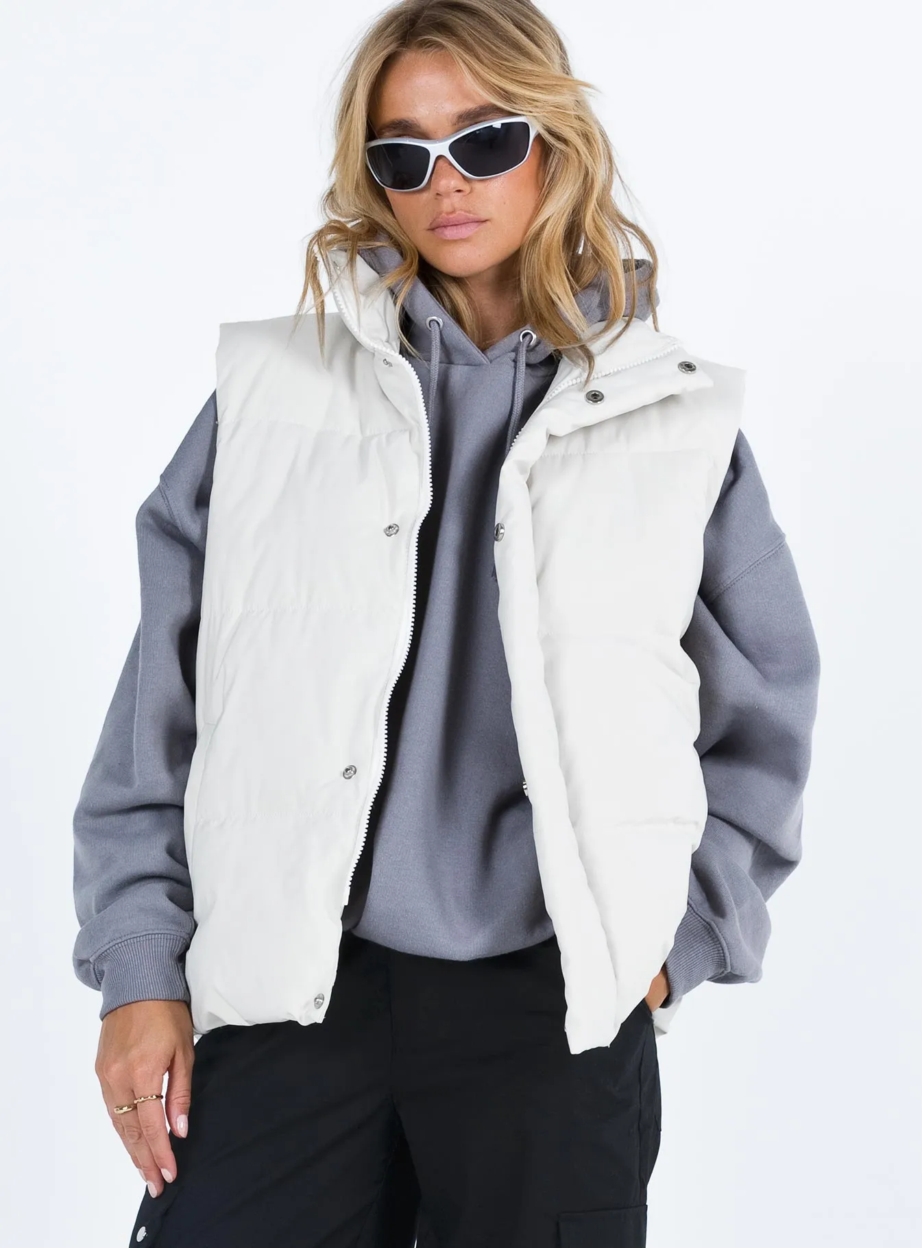 Jack Puffer Vest Cream