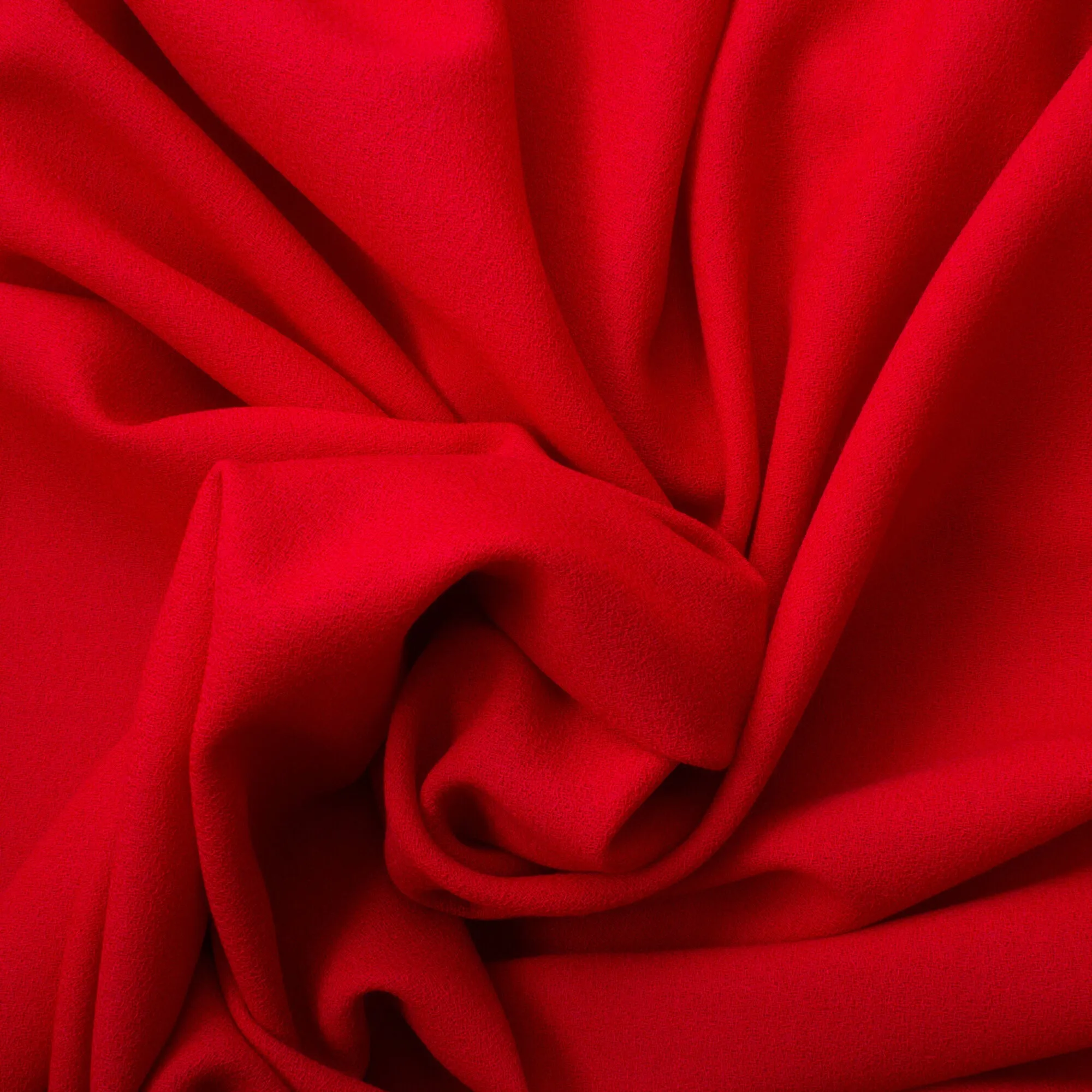 Lipstick Red Single Wool Crêpe