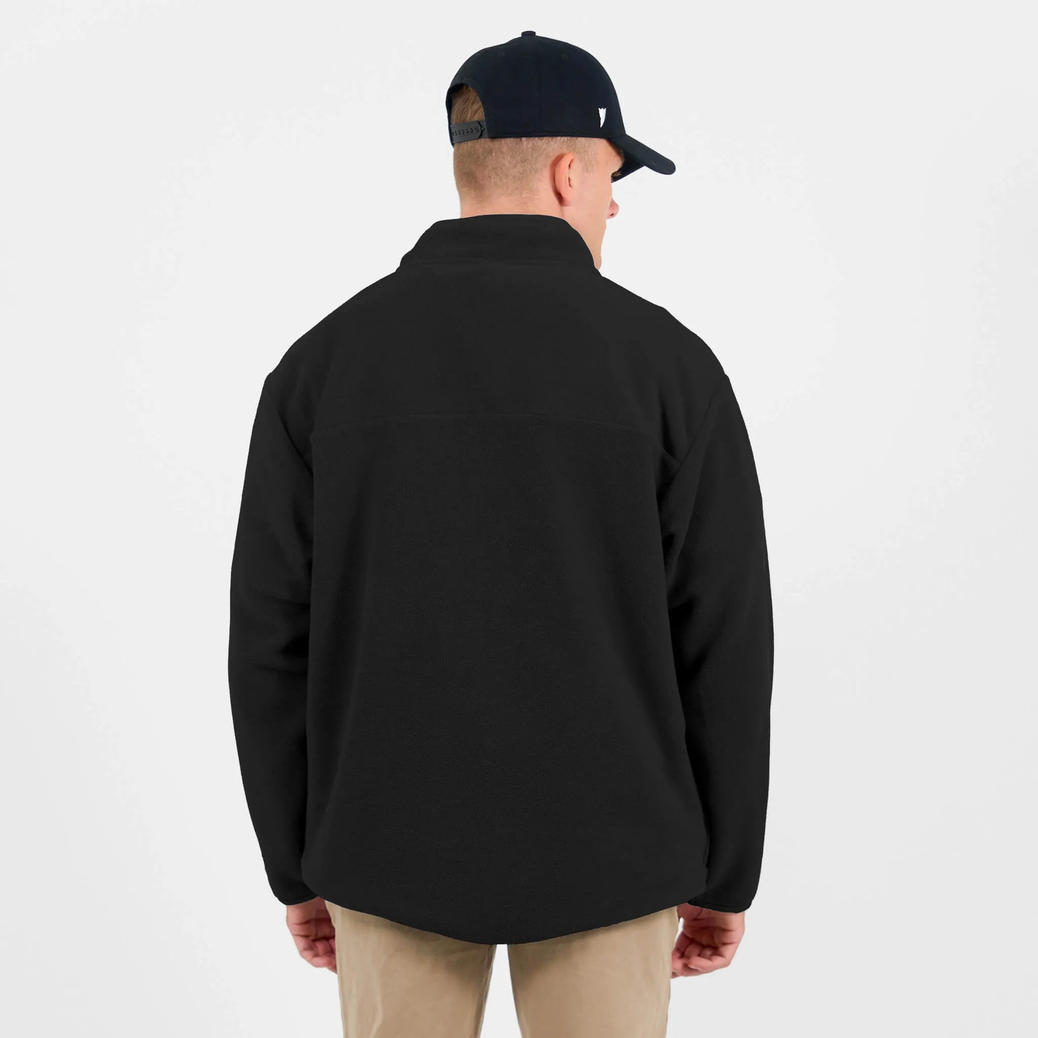 (New) Fleece 1/4 Zip - Black