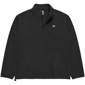 (New) Fleece 1/4 Zip - Black