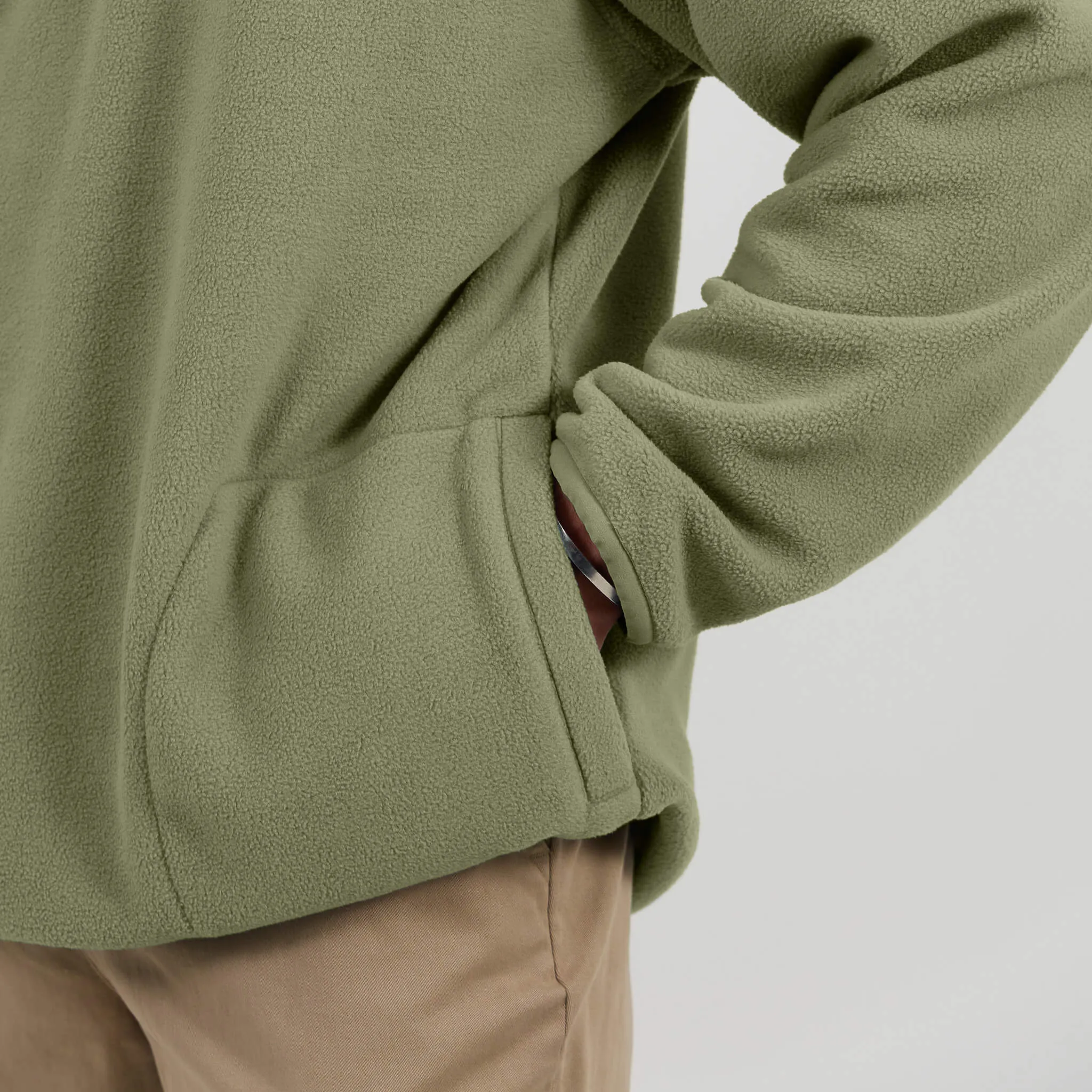 (New) Fleece 1/4 Zip - OD Green