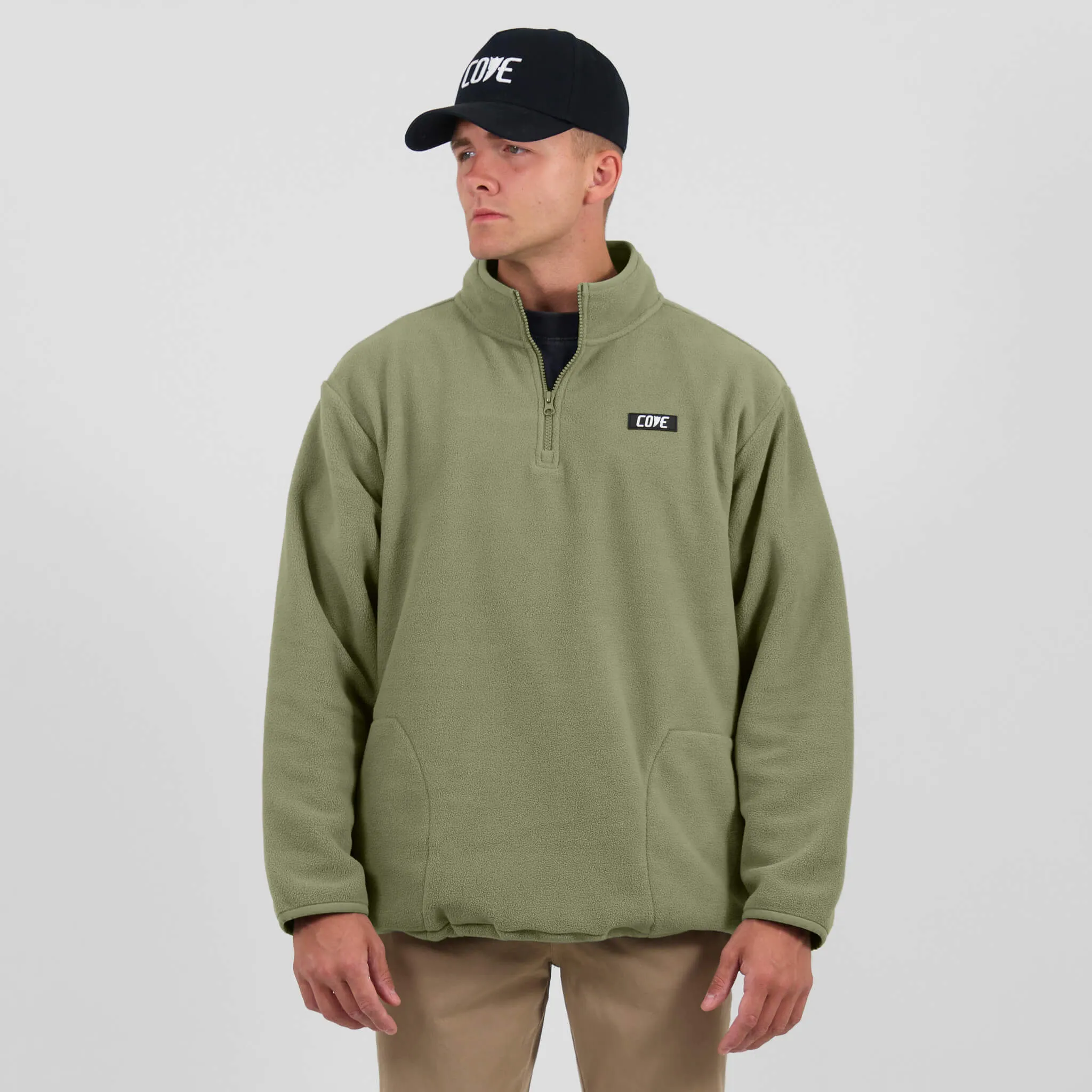 (New) Fleece 1/4 Zip - OD Green