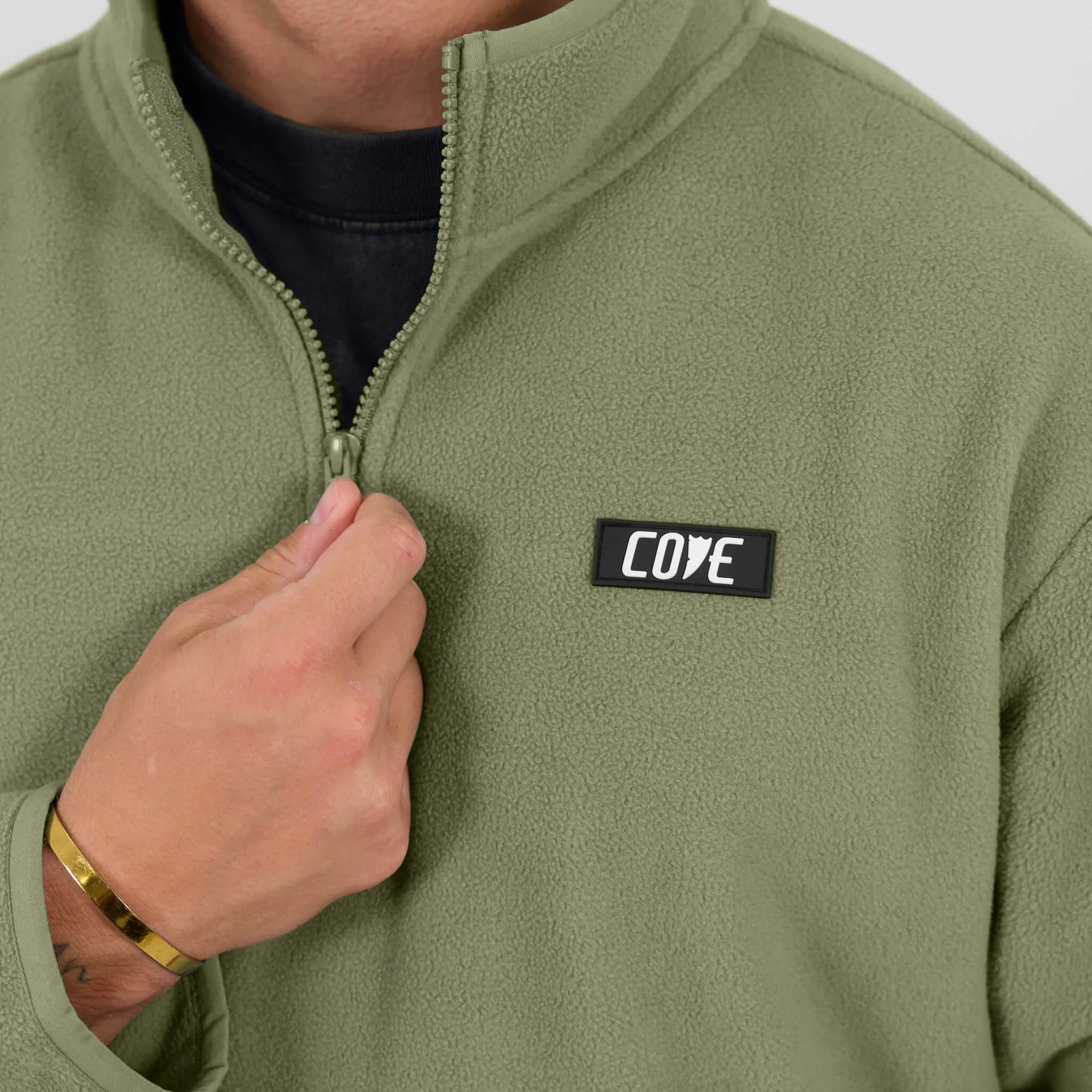 (New) Fleece 1/4 Zip - OD Green