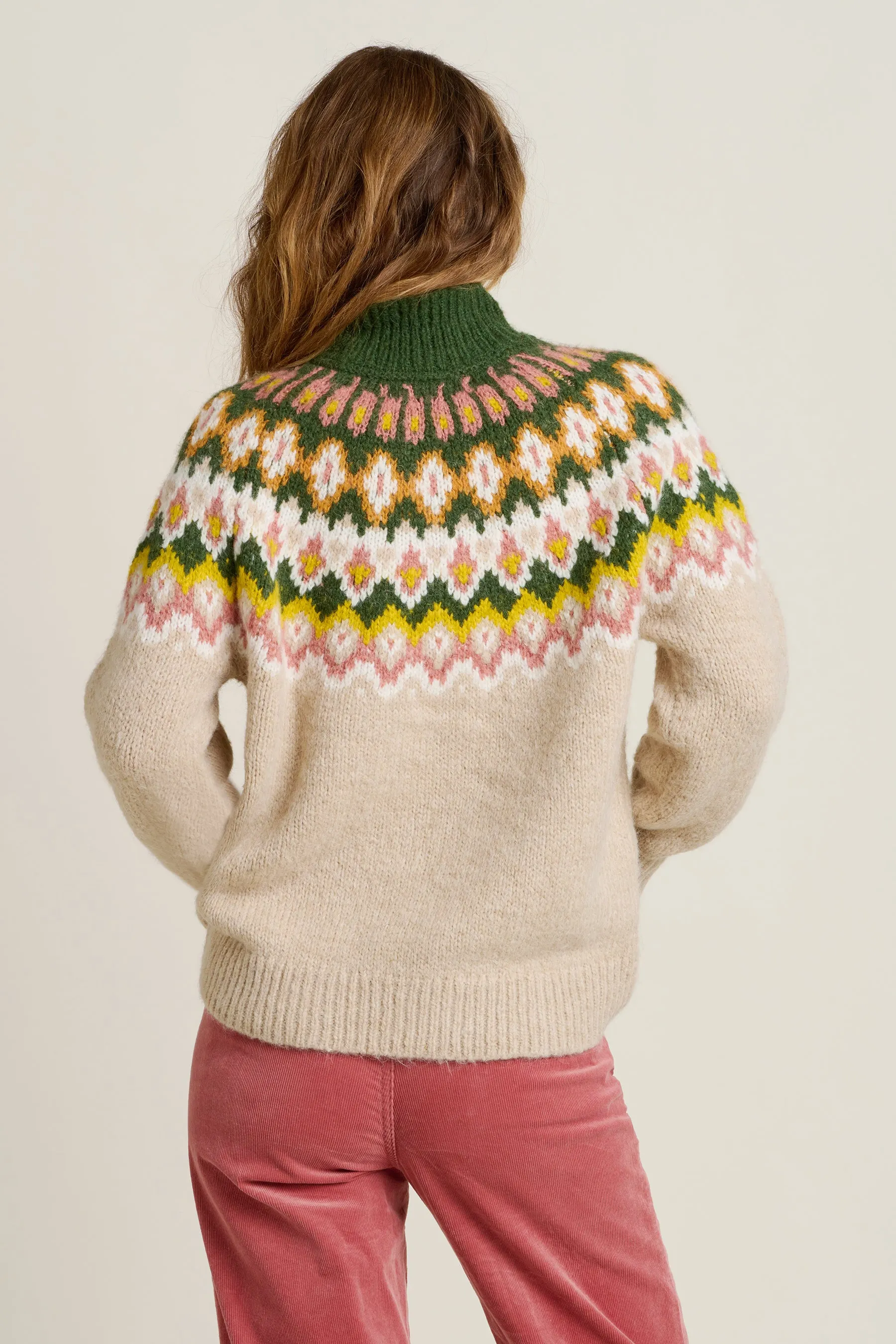 Oat Chunky Knitted Fairisle Jumper