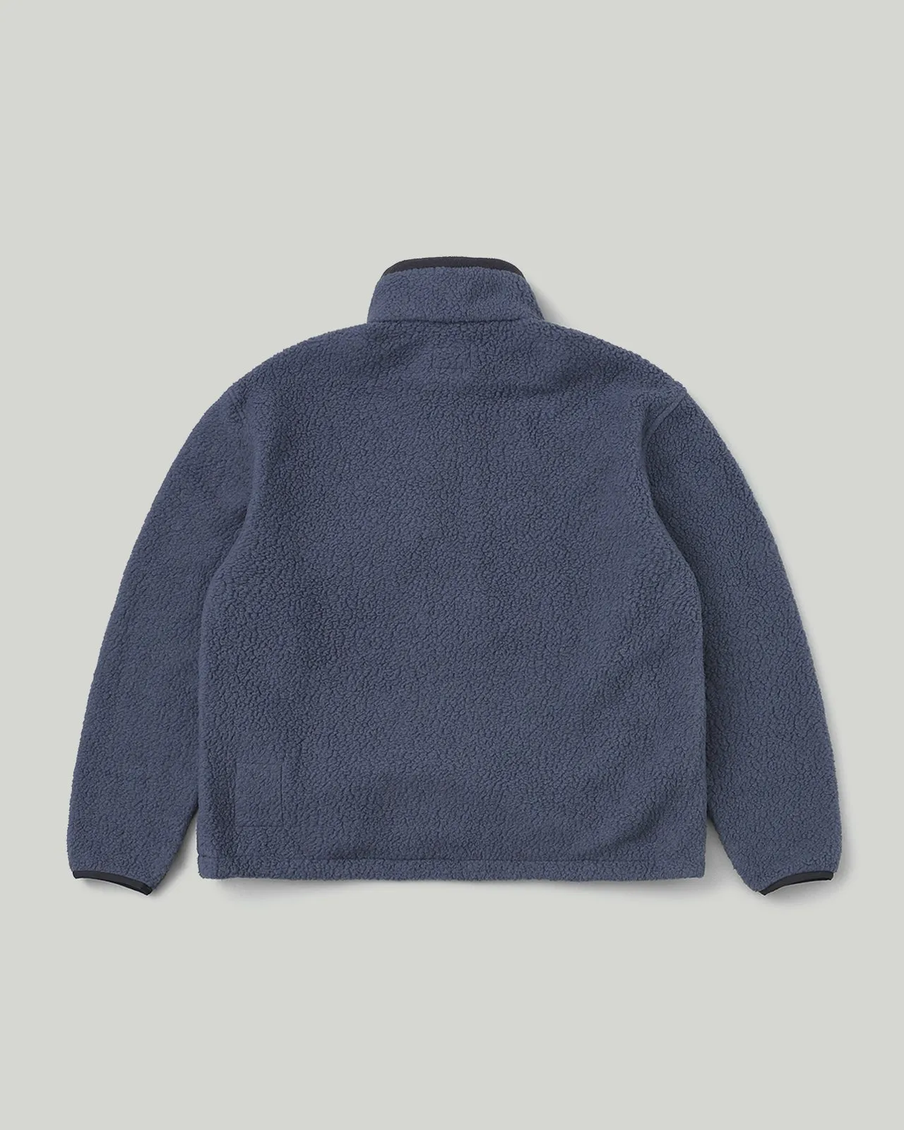 Sherpa Half Zip Pullover Faded Navy