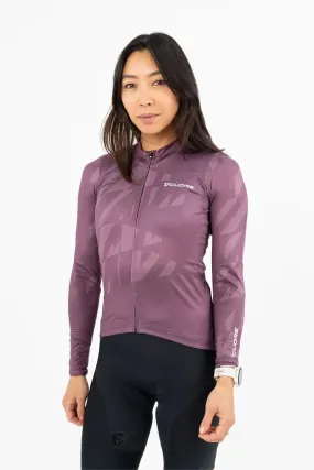 Silver Midweight Jersey - Plum