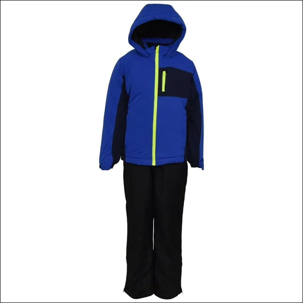 Snow Country Outerwear Boys 8-18 Youth 2 Pc Gravity Winter Snowsuit Jacket Ski Bibs