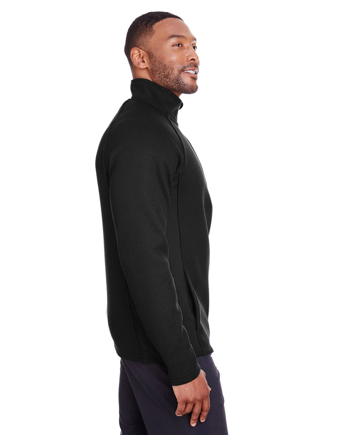 Spyder Constant Half-Zip Sweaters, Black/ Black