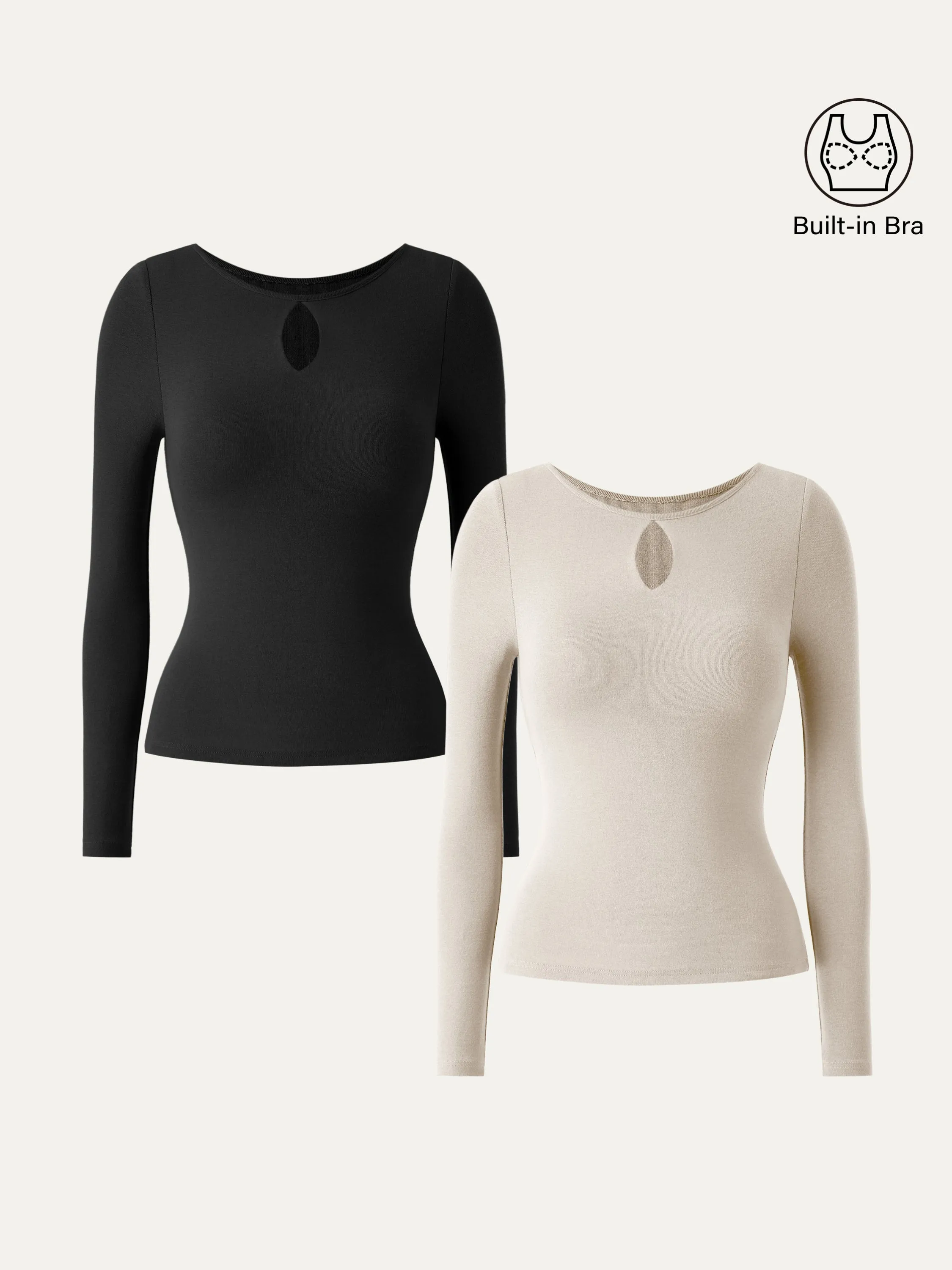 Thermal Keyhole Brami Top