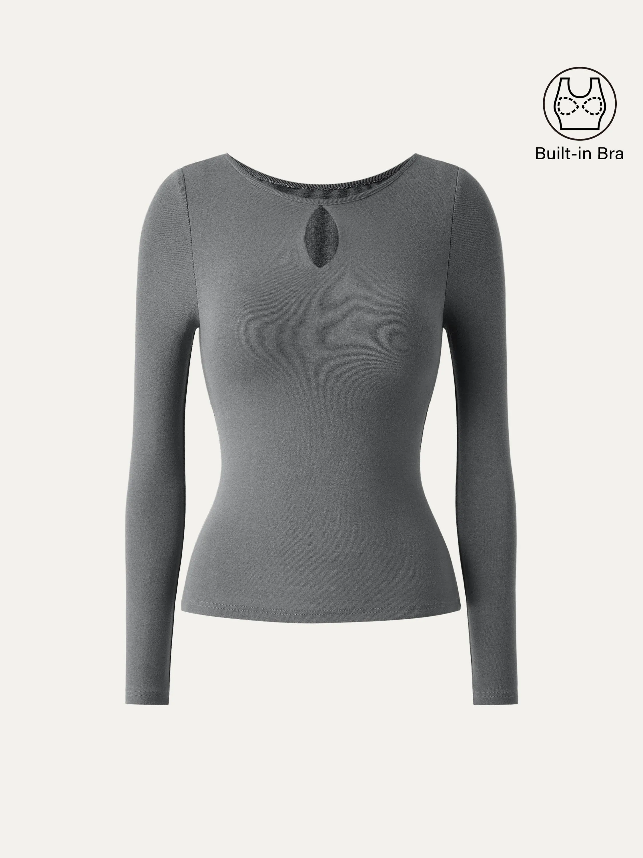 Thermal Keyhole Brami Top