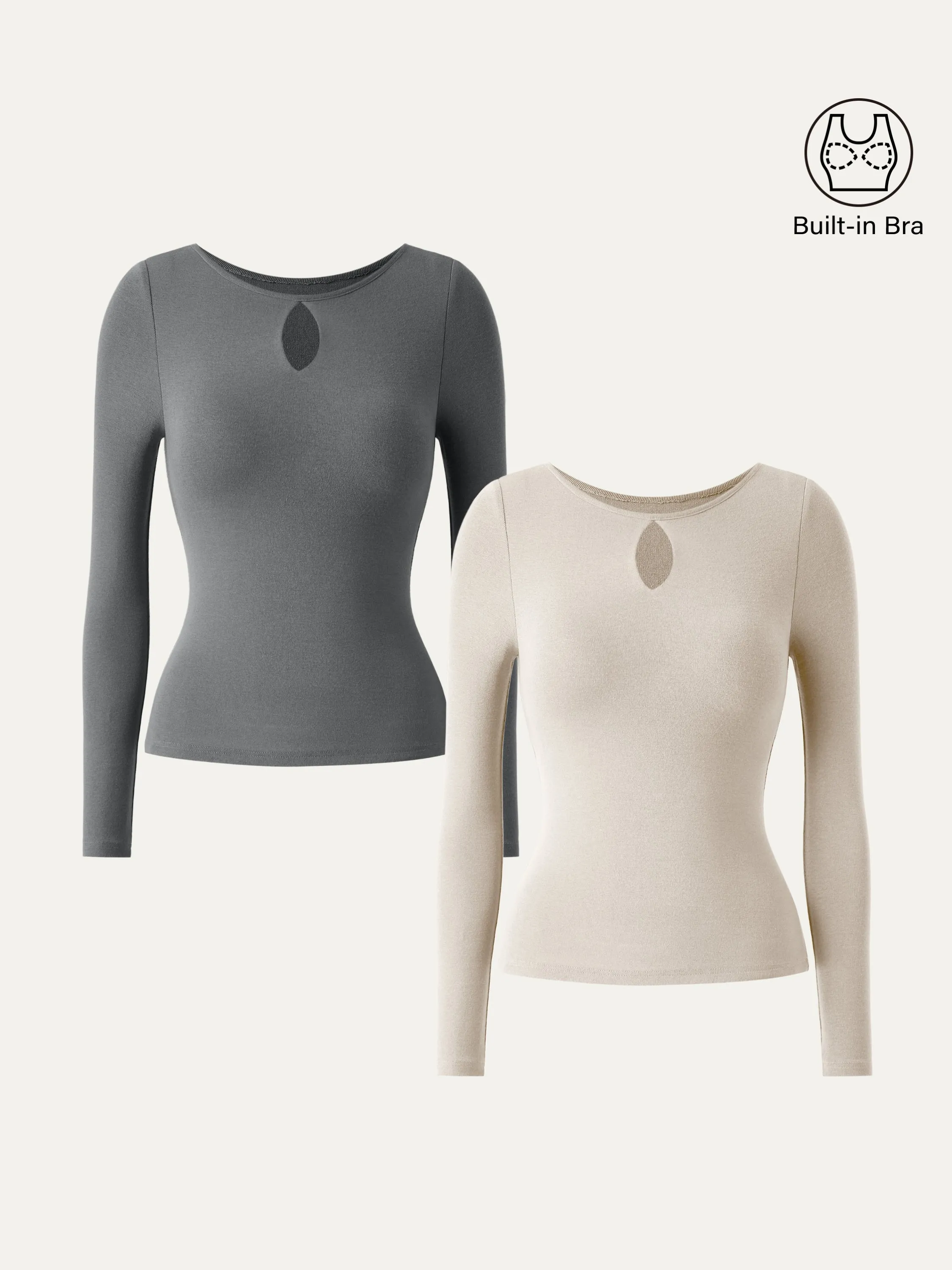 Thermal Keyhole Brami Top