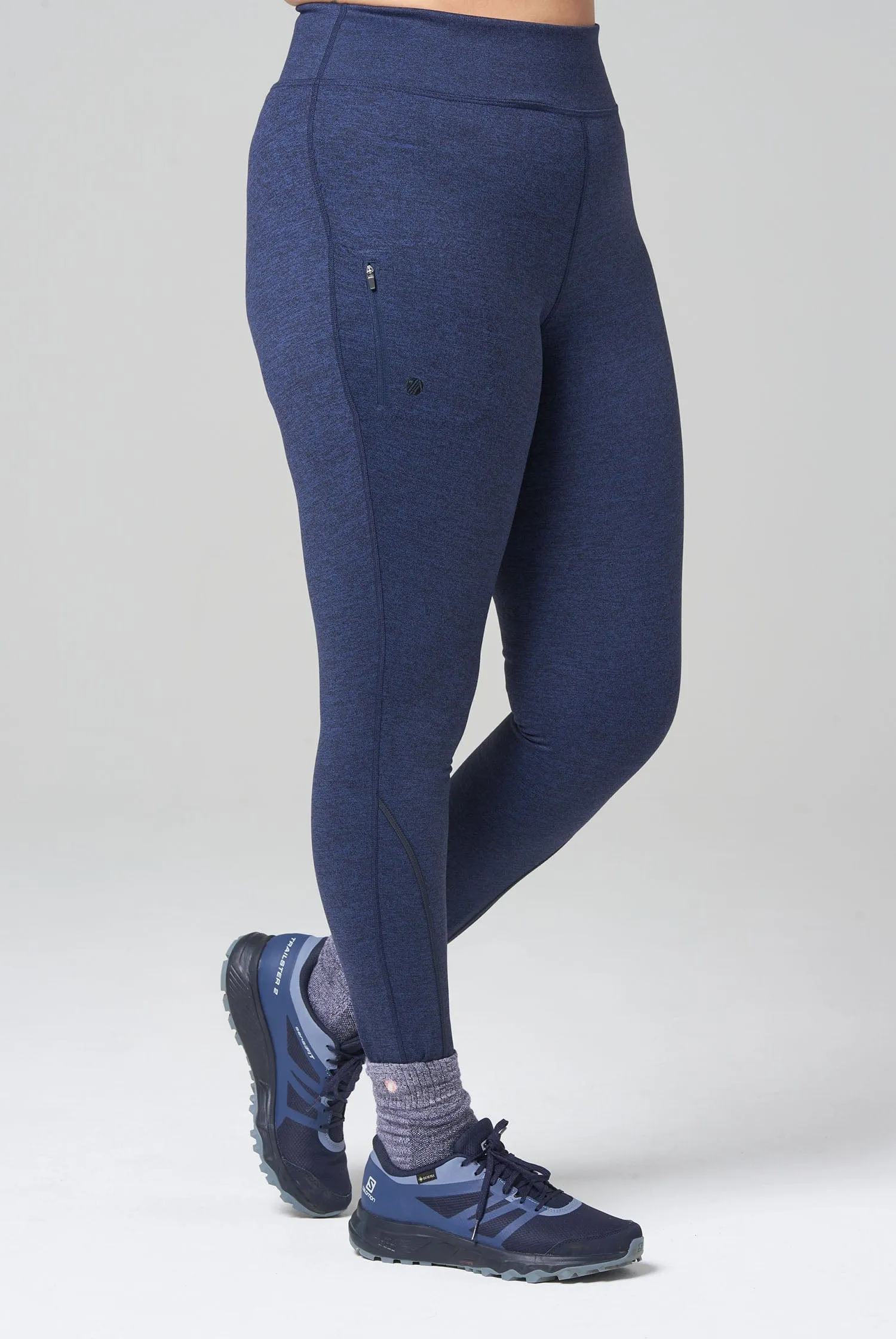 Thermal Outdoor Leggings - Blueberry