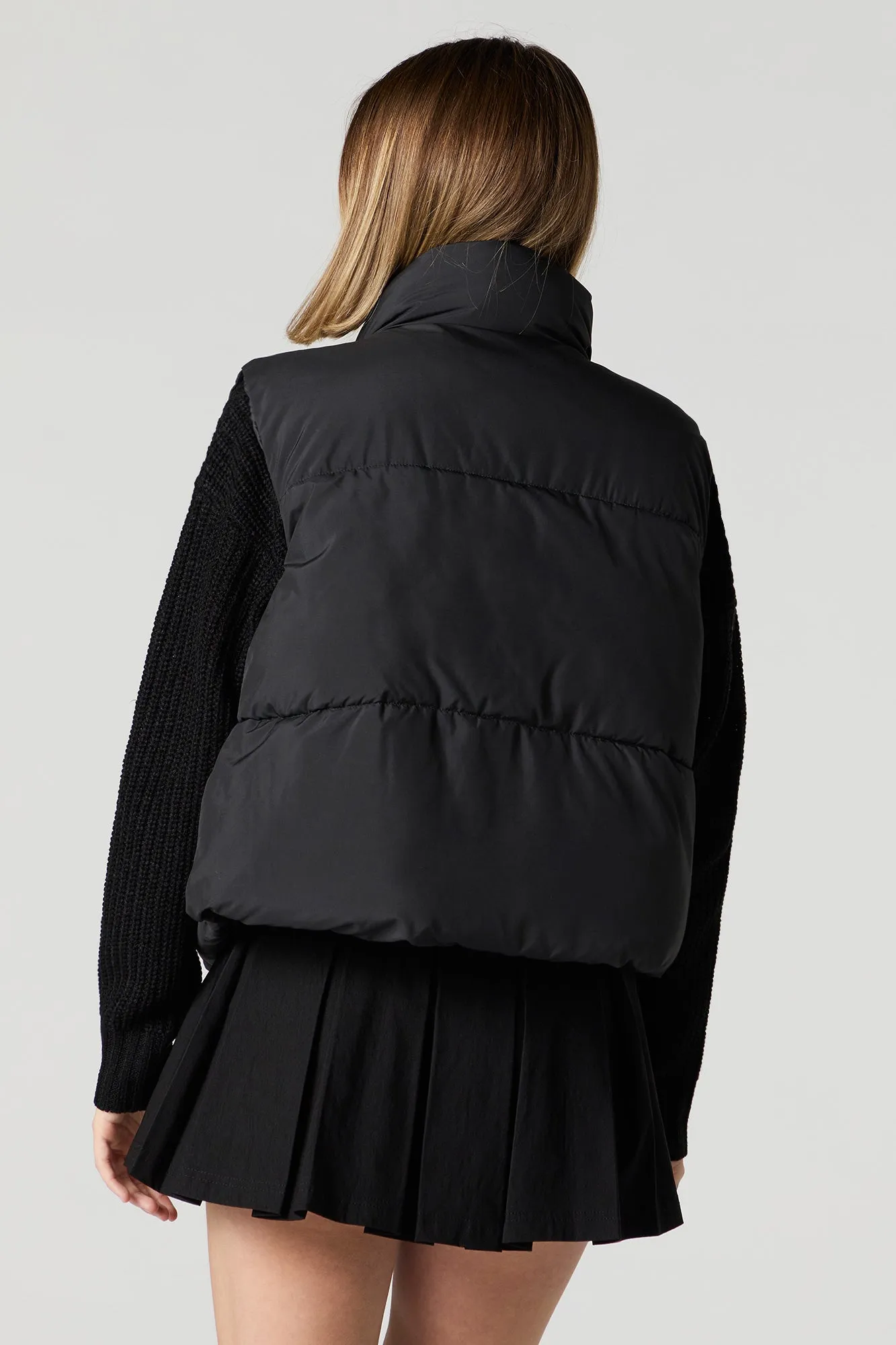 Toggle Hem Puffer Vest