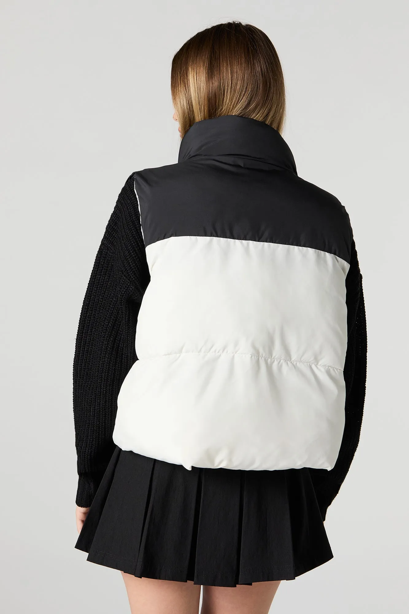 Toggle Hem Puffer Vest