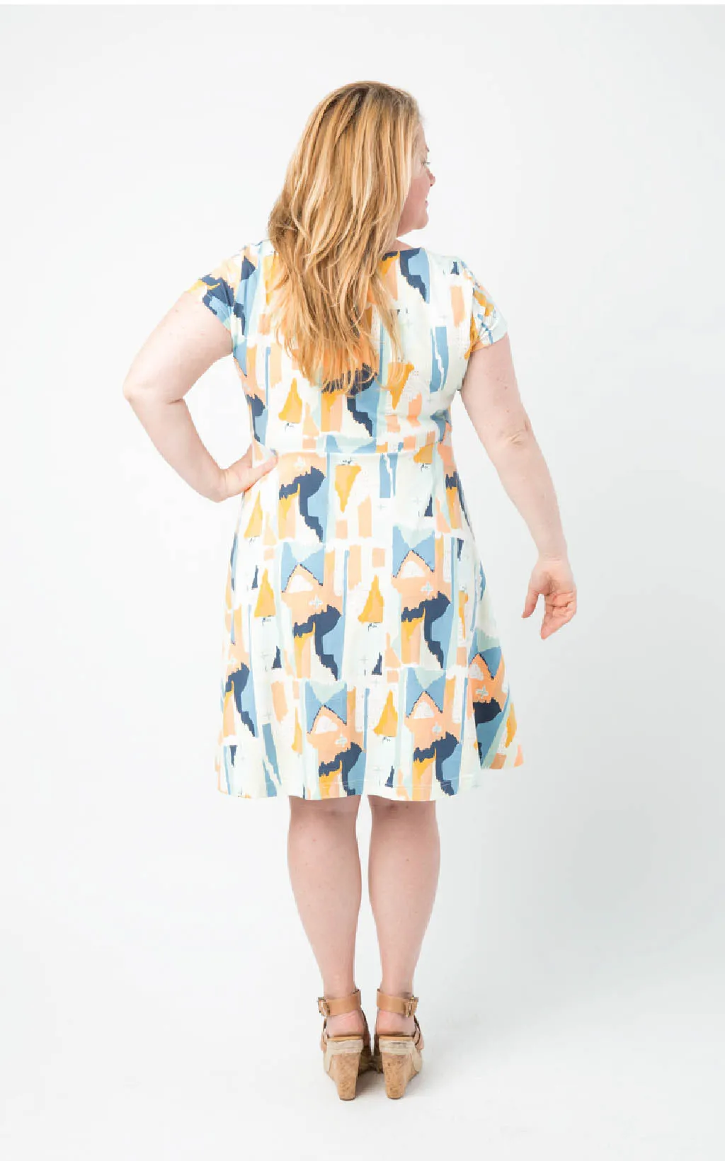 Turner Dress 12-28 printed pattern: Wholesale